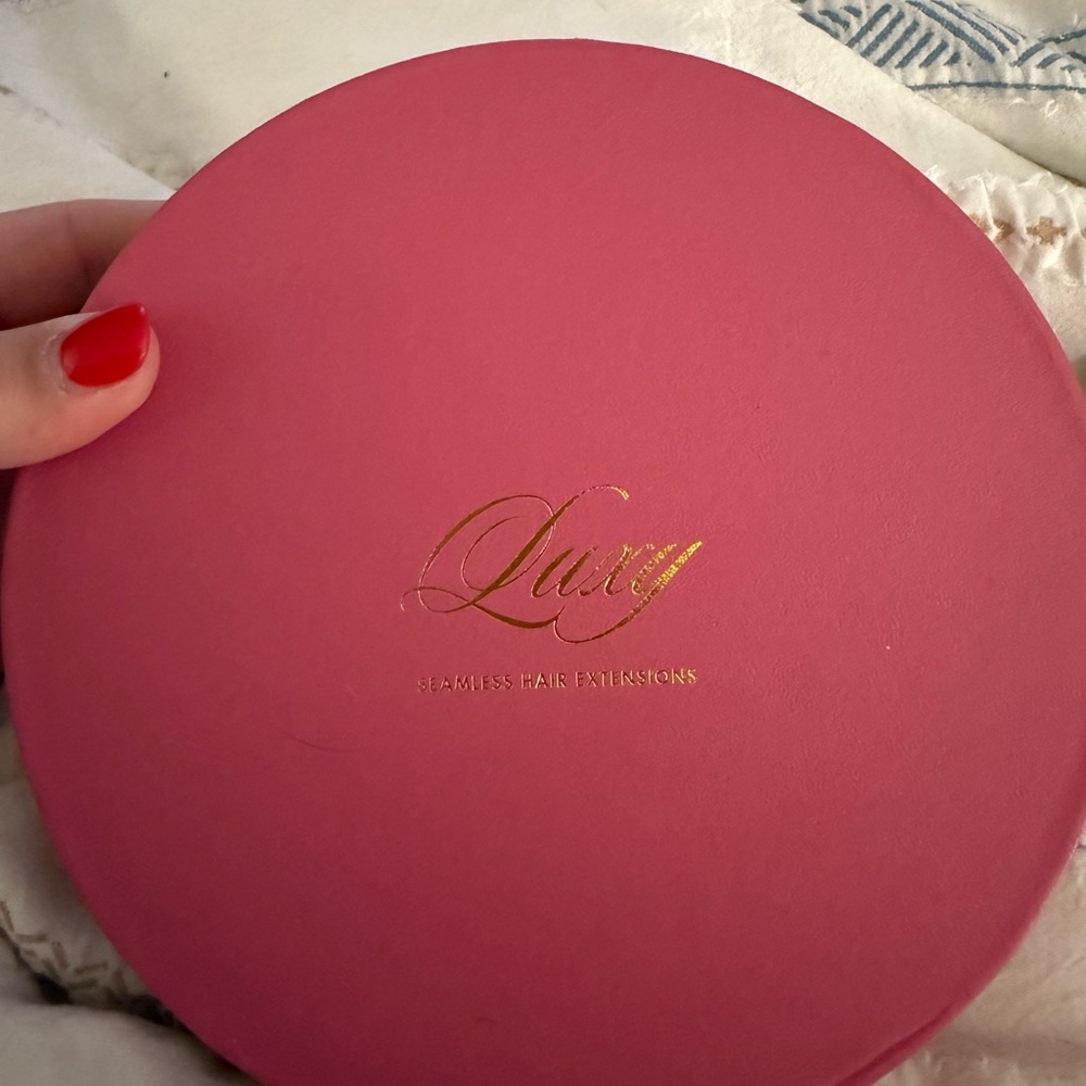 Lux Pink Hair Clip Set